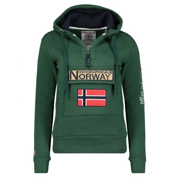 Geographical Norway Sudadera De Hombre Gymclass Verde Oscuro Oscuro