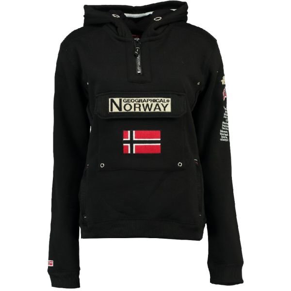Geographical Norway Sudadera De Niños Gymclass Negro Black